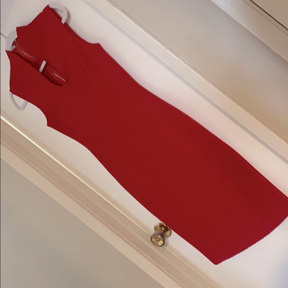 Slim Red Dress - Picture 1 of 4